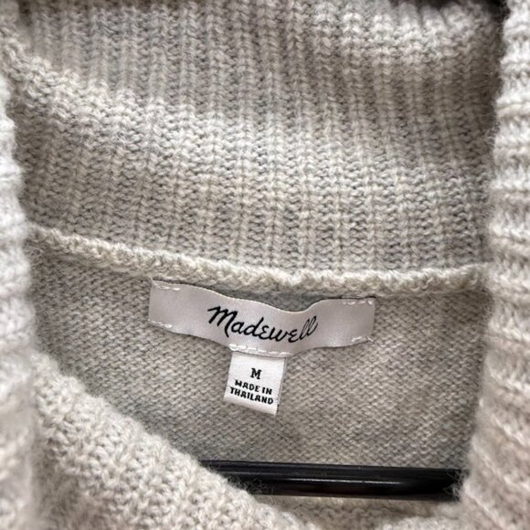 Madewell Wool Blend Turtleneck Sleeveless Sweater - Picture 2 of 4